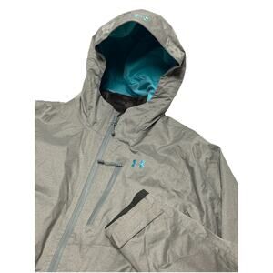 Under Armour Women Prime 3 in 1 Jacket Size Small Steel/Teal Color